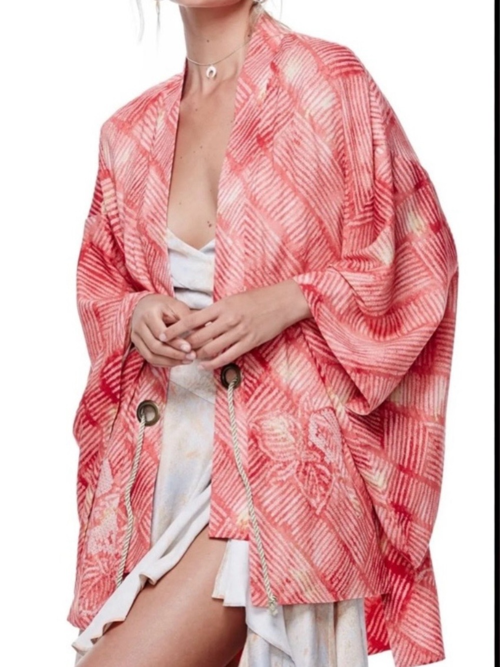 Free people shibori Kimono jacket